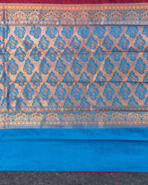 SC3091 - Satin Saree With Copper Butta
